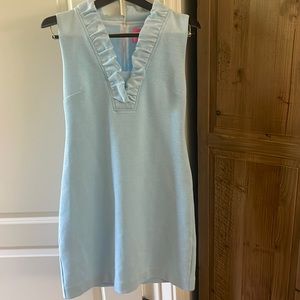 Lilly Pulitzer Tisbury ruffle shift dress Size M